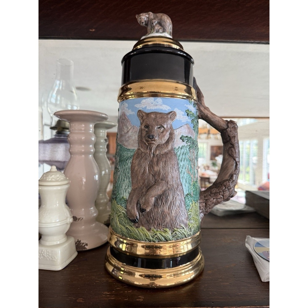 Vintge Collectable Stein "collectable Treasures " Bear 16" Tall Glenda Dawson